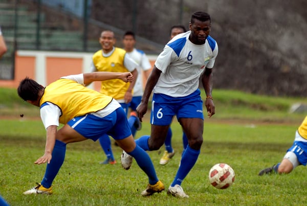  FOTO: Kado ulang tahun, Persib bertekad menang lawan Persela