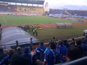  PERSIB vs PERSELA: Stadion si Jalak Hrupat nampak lengang