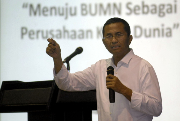  FOTO: Menteri BUMN Dahlan Iskan berikan kuliah umum di ITB