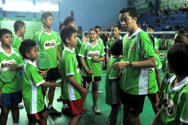  FOTO: Coaching clinic bersama Taufik Hidayat