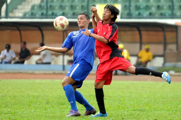  FOTO: Persib menang telak 6-0 dalam laga ujicoba