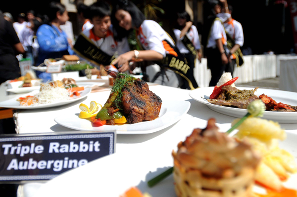  FOTO: Lomba masak daging kelinci di CFD Dago