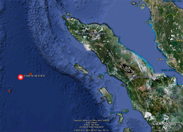  INFO GEMPA: Sumatra Utara-Aceh diguncang gempa 8.9 SR