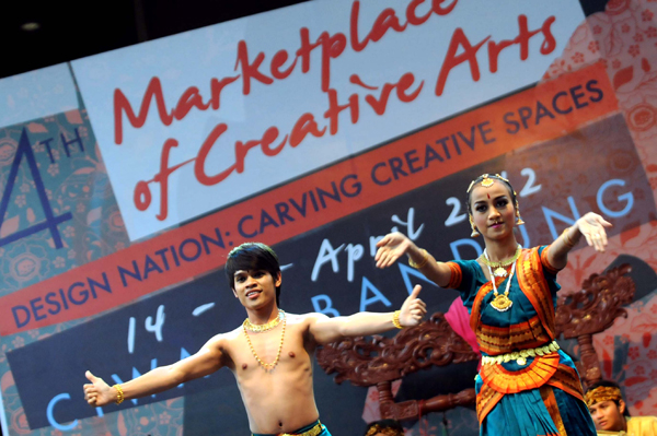  FOTO: Kreasi seni berbagai negara ramaikan 4th Marketplace of Creative Arts di Bandung