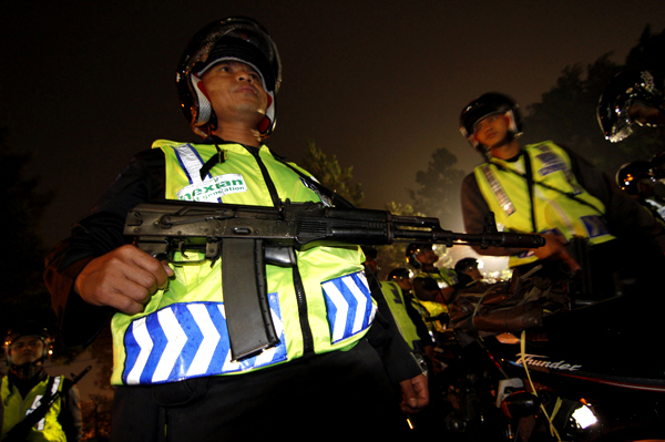  FOTO: Apel siaga geng bermotor di Polrestabes Bandung