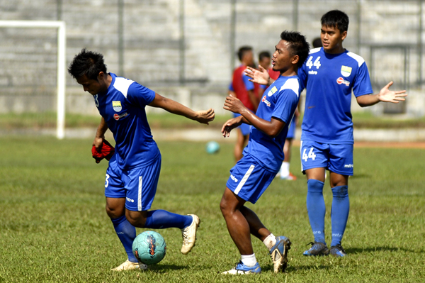  FOTO: Persib siap balas kekalahan lawan Persiwa