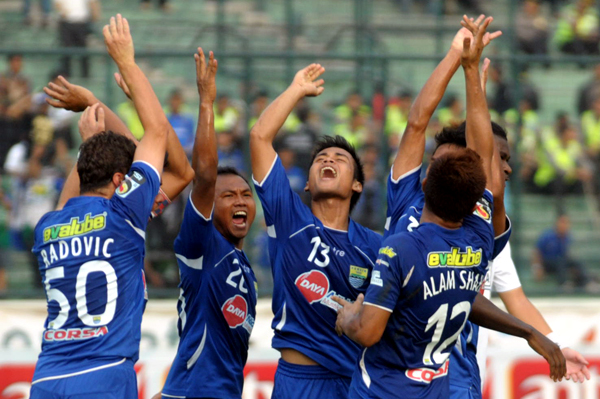  FOTO: Persib rayakan kemenangan 3-0 atas Persiwa