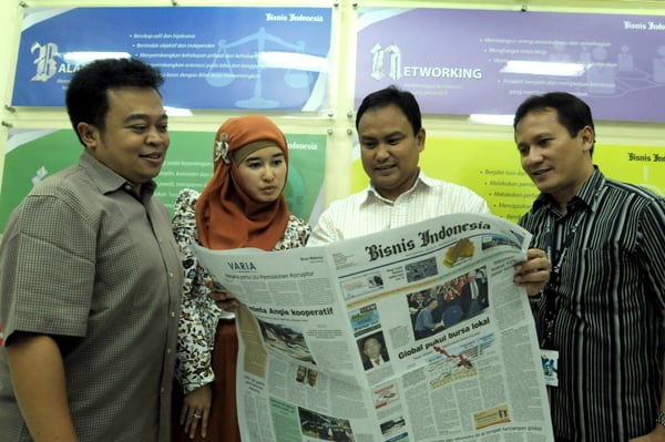  FOTO: PT XL Axiata Tbk (XL) Central Region kunjungi kantor Bisnis Indonesia Perwakilan Jabar