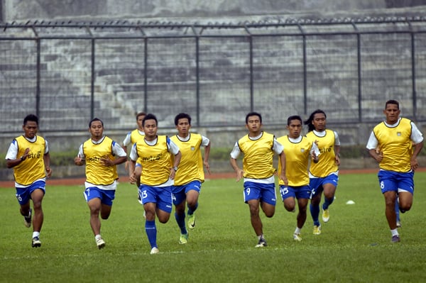  FOTO: Fisik skuad Persib terus digenjot agar main stabil