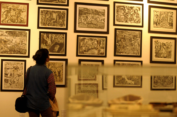  FOTO: Pameran karya Suromo Darpo Sawego di Galeri Soemardja ITB