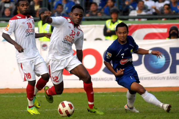  FOTO: Atep cetak 1 gol antar kemenangan Persib atas Pelita Jaya