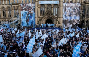  LIGA INGGRIS: City rayakan kemenangan parade seputar Manchester