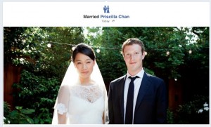  Lewat FACEBOOK, Mark Zuckerberg umumkan pernikahannya