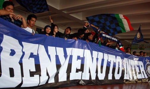  Fans Inter padati Bandara Soekarno Hatta 