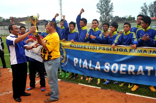  FOTO: Sukabumi FC juara Piala Suratin U-18 Jabar