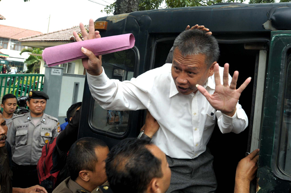  FOTO: Sidang Perdana Dedi Sugarda, Pembacok Jaksa Sistoyo