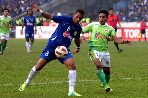  FOTO: Marcio Souza Cetak 2 gol Antar Persib Libas Mitra Kukar