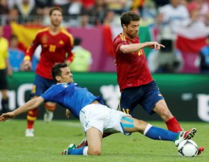  EURO 2012: Berlangsung Ketat, Spanyol 1 - Italia 1 