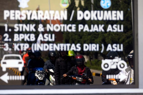  FOTO: Tingkatkan Kenyamanan, Samsat Drive Thru Soekarno Hatta Direlokasi