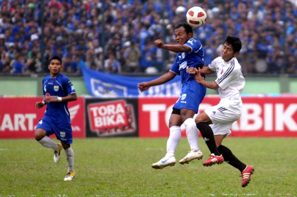  FOTO: Budiawan Cetak 1 Gol Antar Kemenangan Persib atas Deltras