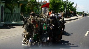  Polisi Tasikmalaya Amankan 7 Vespa "Gembel"