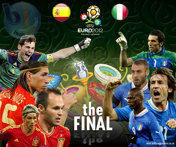  EURO 2012: Prediksi Laga Final Spanyol Lawan Italia