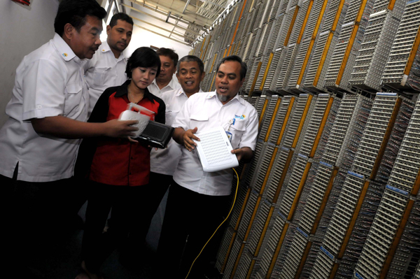  FOTO: Telkom Upgrade Layanan Voice Menjadi Broadband