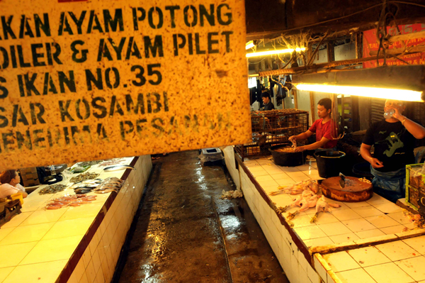  FOTO: Aksi Mogok Pedagang Ayam se-Bandung Raya