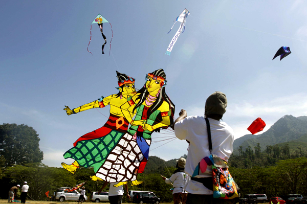  FOTO: Meriahnya West Java Kite Festival di Kiarapayung