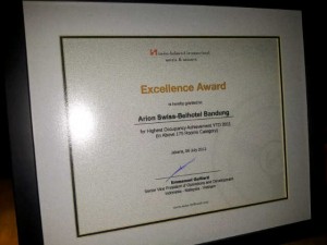  Arion Swiss-Belhotel Bandung Raih Exellence Award