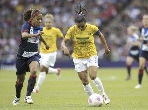  OLIMPIADE LONDON: Skuad Sepak Bola Putri Inggris Hantam Brasil 1-0