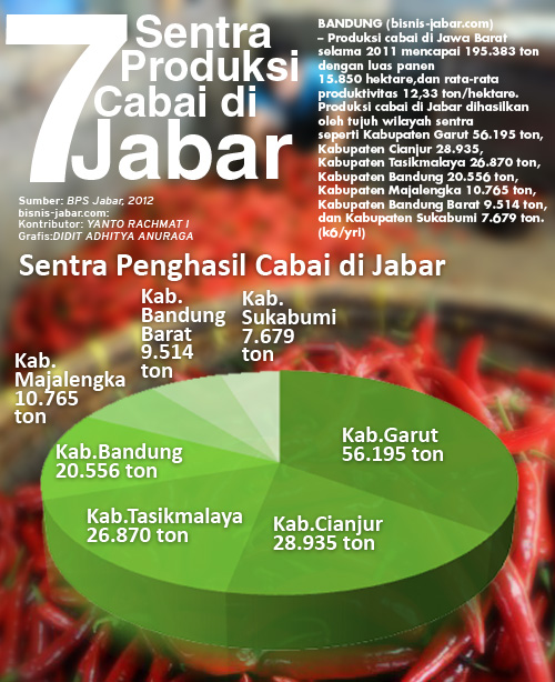  DATA BISNIS: 7 Sentra Produksi Cabai di Jabar