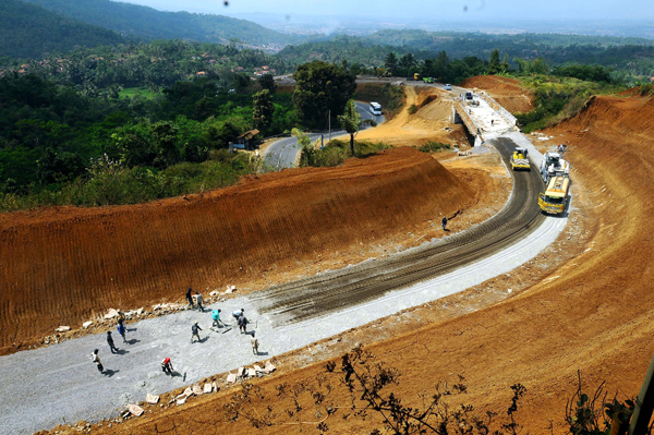  FOTO: H-7 Idulfitri, Jalur Lingkar Gentong Bisa Digunakan 