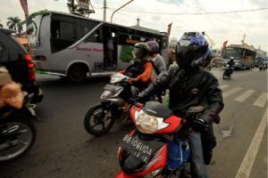  ARUS MUDIK: Pengguna Sepeda Motor Lintas Merak Capai 15.000