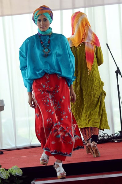  FOTO: Fashion Show Busana Muslim di Bazaar Ramadhan Gedung Sate