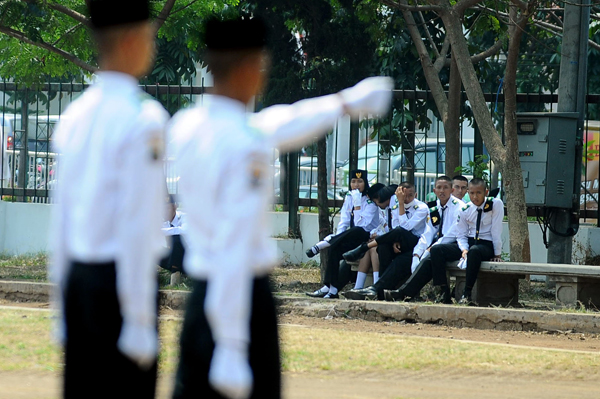  FOTO: Gladi Bersih Upacara HUT RI di Gasibu