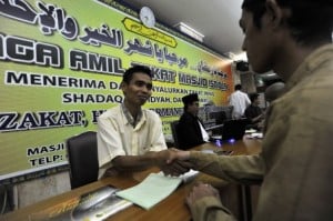  ZAKAT FITRAH: Istiqlal Terima Rp172,52 Juta