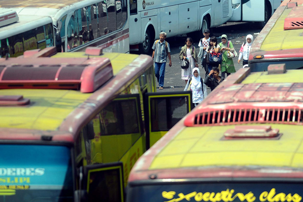  FOTO: Puncak Arus Balik di Terminal Leuwipanjang Diprediksikan Minggu