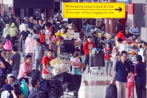  Volume Penumpang Bandara Husein Naik 150%