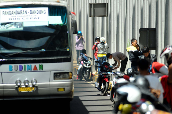  FOTO: Lebaran 2012, Jumlah Pemudik Bersepeda Motor Naik 23%