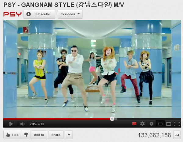  GANGNAM STYLE Milik PSY Ditonton 100 Juta Kali di Youtube