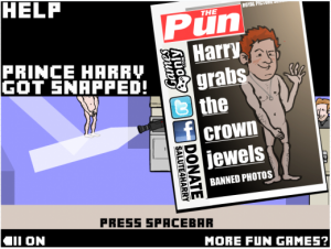  Video Game Pangeran Harry Telanjang Sudah Muncul!