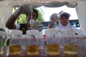  BNK Tasikmalaya Tes Urine Napi Narkoba