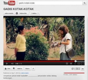  JOKOWI VS FOKE: Video Gadis Kotak-kotak di YouTube Sudutkan Jokowi?