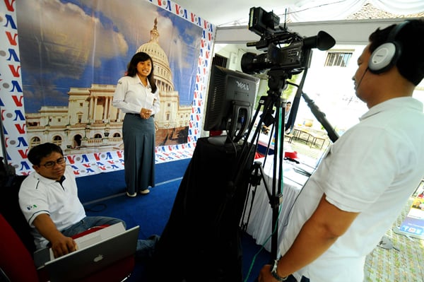  FOTO: Serunya Jadi Presenter di Festival Media Bandung