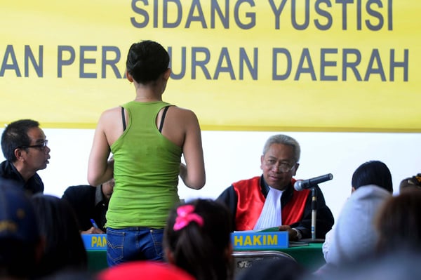  FOTO: Pelanggar Terjaring Operasi Yustisi Disidang 