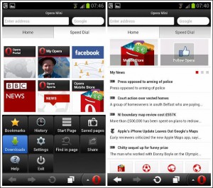  Opera Mini 7.5 untuk Android Miliki Fitur Halaman Pintar