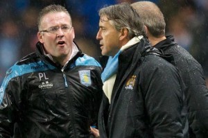  LIGA INGGRIS: Mancini Adu Mulut dengan Pelatih Aston Villa