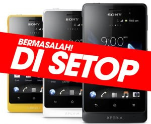  GADGET: Bermasalah, Penjualan Sony Xperia Disetop