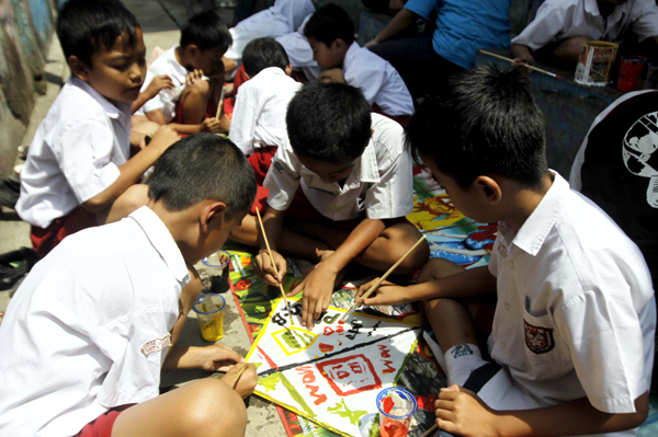  FOTO: Festival Eksperimen Kreatif di Kampung Kreatif Lokomotif Cicukang